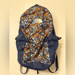 The North Face Women's Backpack - Navy and Floral